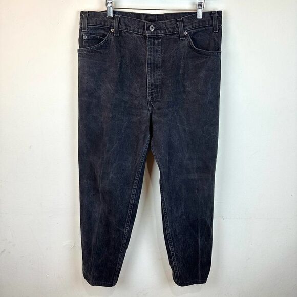 Levi’s Black VTG 550 90s Y2K Black Tab USA Jeans 36 x 32 Read - Picture 1 of 13